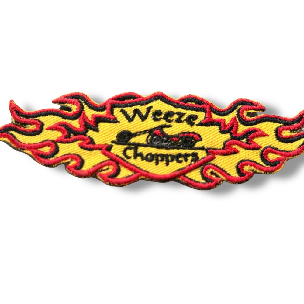 Vintage Weeze Choppers Patch And Sticker Motorcycle Shop Grunge Magee, MS - Picture 3 of 5